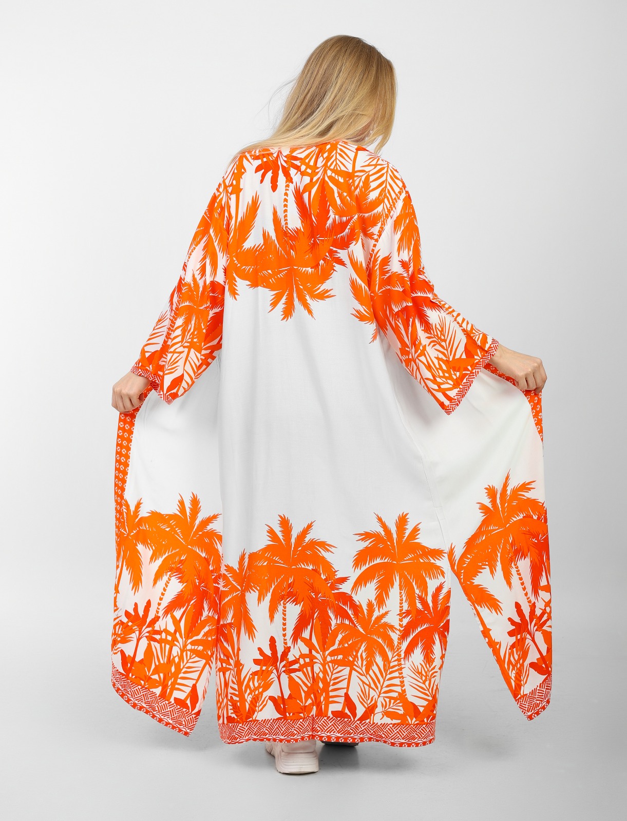 Palm Long kimono